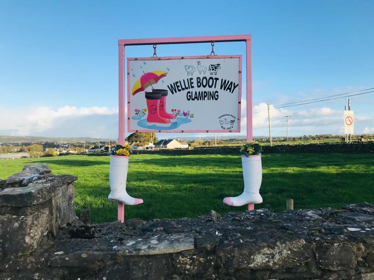 The Beautiful Lazy Llama Shepherd Hut Farm Stay Ballyshannon Eksteriør billede